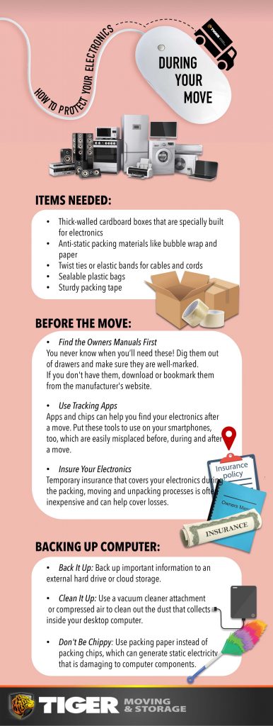 How To Protect The Your Electronics During Your Move Infographic