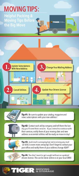 Moving Tips 2 To 6 Weeks Before The Move Infographic