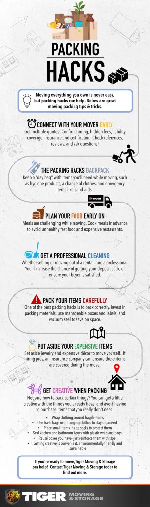 Packing Hacks Infographic